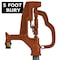 Woodford Mfg 1 in. x 3/4 in. NPT x MPT 1-1/4 in. Galvanized Steel Pipe x 5 ft. Bury Y1 Freezeless Yard Hydrant Y1-5 - alternate 2